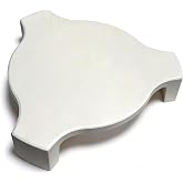 Heat Deflector Conveggtor for 13" Ceramic Kamado Grill, Plate Setter Smoking Pizza Stone with 3 Legs for Kamado Accessories, Super Thick