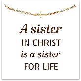 STORYJEWELLERY Friend Bracelet, Friendship Gifts for Women, Friendship Bracelets, Cross Bracelets, BFF Gift, Birthday Valentines Day Gifts for Friend, Religious & Christian Gift