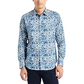 Robert Graham Men's Zeth Long-Sleeve Shirt, Premium Button Down Top, Classic-Fit & Richly Detailed for Wear