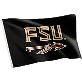 Desert Cactus Florida State University FSU Flag - 3 x 5 Feet Seminoles Banner, Indoor/Outdoor Durable Fabric, 100% Polyester Design (Style 1)