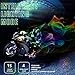 16Pcs Motorcycle LED Lights, HRDJ Strips Kit Multi-Color Accent Glow Neon Lights Lamp Flexible with Remote Controller for Harley Davidson Honda Kawasaki Suzuki Ducati Polaris KTM BMW
