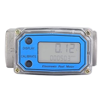 Mini Digital Stainless Steel Turbine Gas Oil Fuel Flowmeters Diesel Kerosene Fuel Flow Meter 15 120l Min 1 Npt Counter Amazon Com Industrial Scientific
