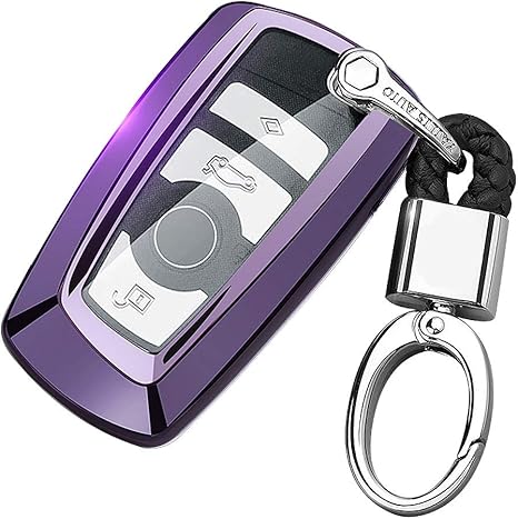 Amazon Bmw スマートキーケース 車用 キーカバー 高級 Tpu 軽量 シリコン キーホルダー 金属光沢 鍵 汚れ 落下 傷防止 Bmw 3シリーズ 1シリーズ 3li 525 535 X3 X4 X5 X6 対応 黑 キーケース キーホルダー 車 バイク