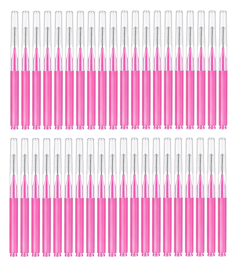Brow Lamination Combs Brushes Disposable Brow combs wands Brow Lifting Lash Lift mini brushes (Pack of 40) — image 1