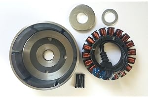 MOTOELECTRIX Twin Cam 38amp Stator & Rotor fits Harley 2001-06 Softail & 04-05 Dyna HEAVY DUTY #30017-01 A&B, #29981-95, 29981-02