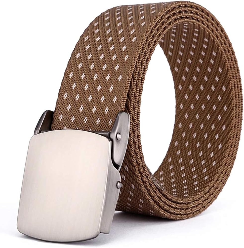 XFentech Mens Nylon Belts Breathable bing Printing Waist Belt