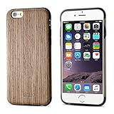 iPhone 6S Case, iPhone SE Case, BELK [Air To Beat] [Slim Matte] Non Slip Wood Tactile Extra Grip Rubber Bumper [Extremely Light] Soft Wood Back Cover, Fingerprint Free Flex TPU Case