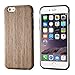iPhone 6S Case, iPhone SE Case, BELK [Air To Beat] [Slim Matte] Non Slip Wood Tactile Extra Grip Rubber Bumper [Extremely Light] Soft Wood Back Cover, Fingerprint Free Flex TPU Case