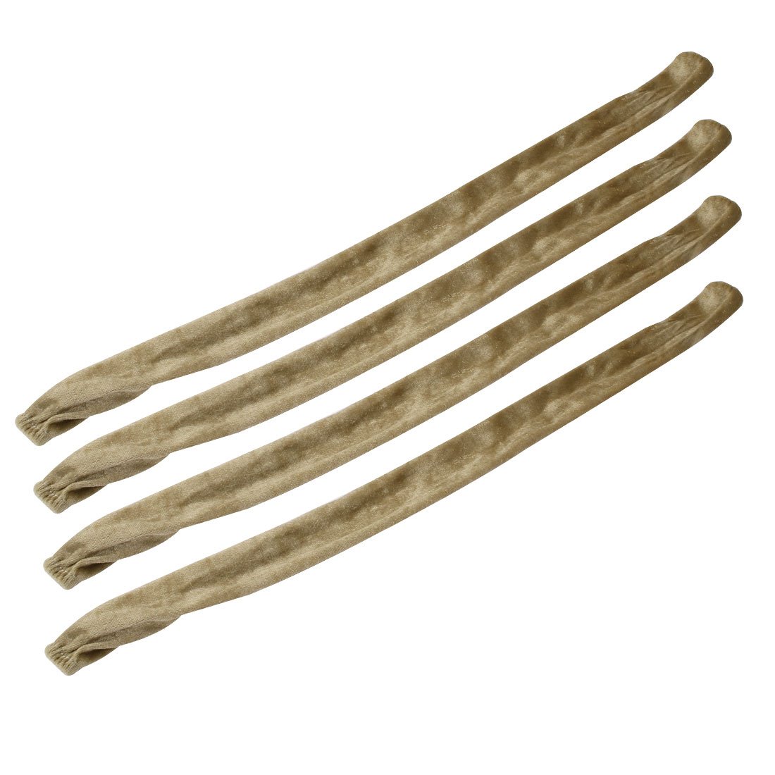 sourcingmap 4pcs 60cm Length Chandelier Chain Cover Cotton Flannel for Ceiling Light Apricot