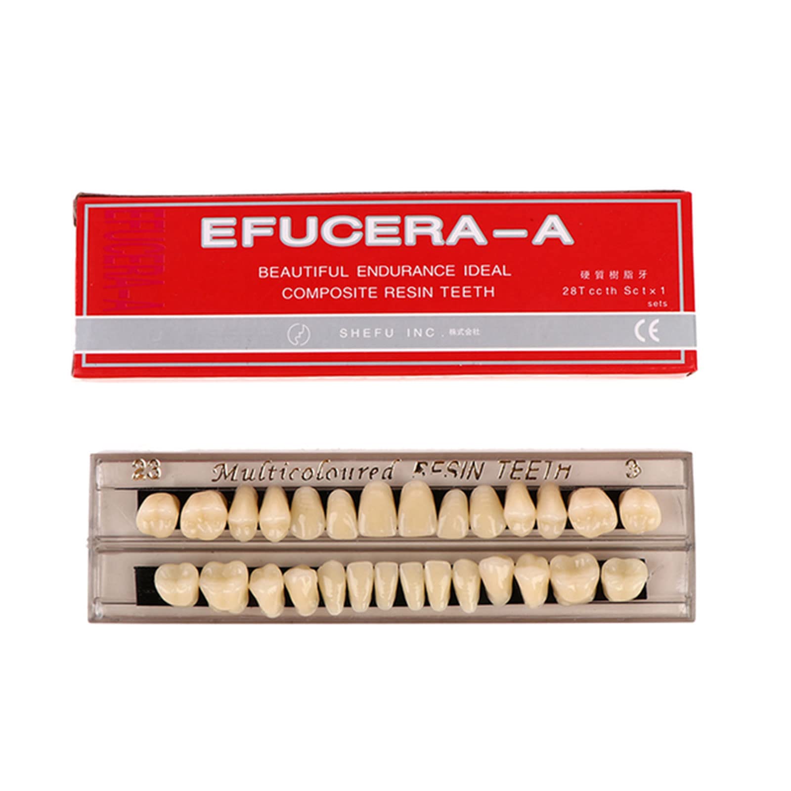 Photo 1 of “28-Piece Fake Teeth Set for Halloween - Vampire Fangs & Monster Decor, Tooth Shape Display Model (Not Medical Use)