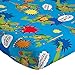 Nickelodeon Teenage Mutant Ninja Turtles Heroes Blue 3 Piece Twin Sheet Set (Official Nickelodeon Product)