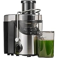 Juicer Extractor 400W Machines, 3" Feed Chute Juice Centrifugal for Whole Fruit and Vegetables, BPA Free, 3 Speeds Stainless