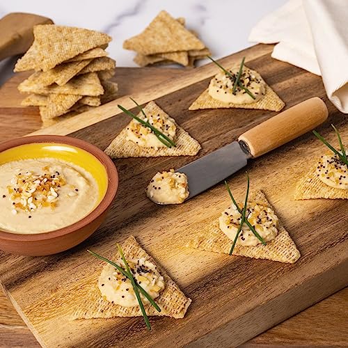 TRISCUIT THIN CRISPS PARMESAN GARLIC WHOLE GRAIN WHEAT CRACKERS, LUNCH SNACKS, SNACK CRACKERS, 7.1 OZ