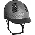 TuffRider Starter Carbon Fiber Print Equestrian Horse Riding Helmet