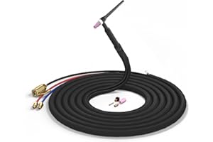 YESWELDER TIG Welding Torch WP-20F Flexible Head Water-Cooled 250Amp Welding Torch 25ft Cable