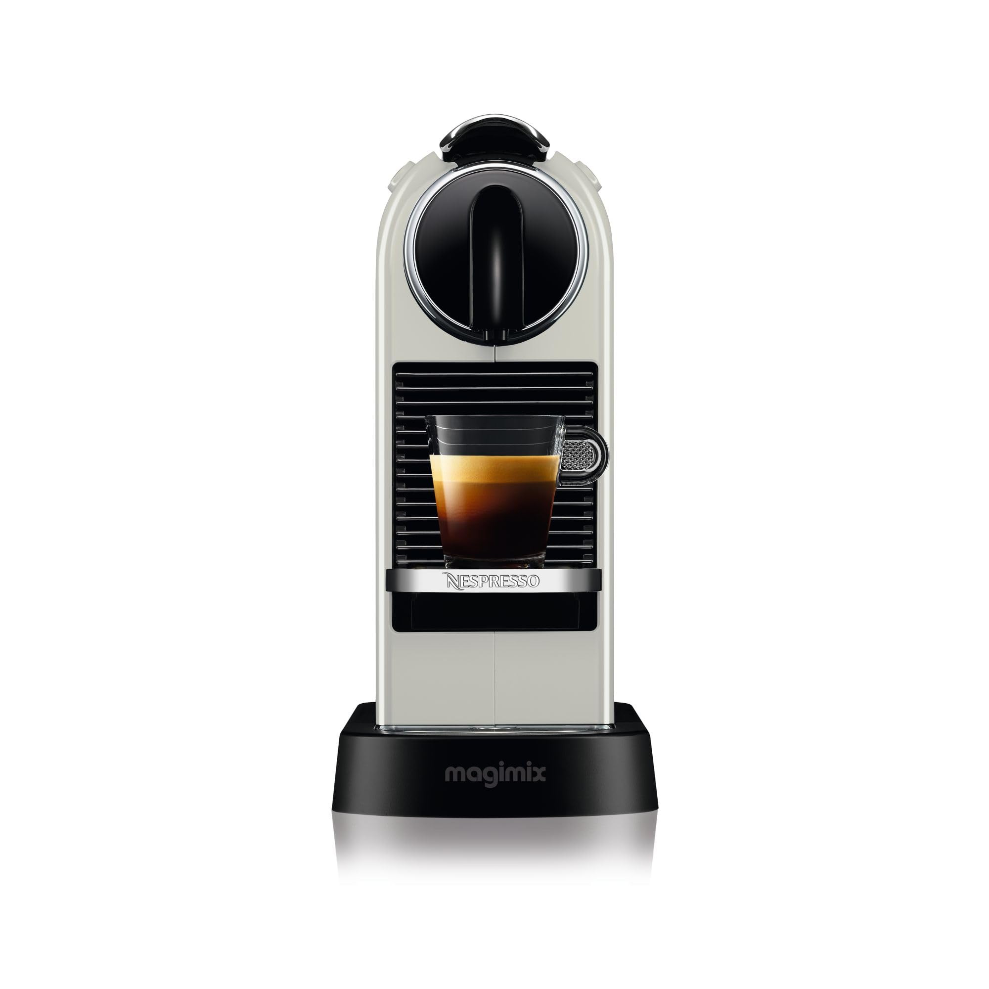 Nespresso Citiz Coffee Machine by De'Longhi for Original Coffee Pods, Italian Inspired Espresso, Quality Coffee, Starter Capsule Set Included, EN167.W, White