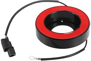 X AUTOHAUX 1 Pcs AC Compressor Clutch Replacement for Honda Accord 2.4L 2008-2012 Black