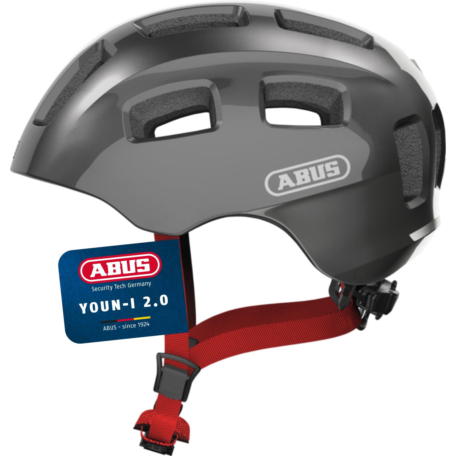 ABUS Youn-I 2.0 bike helmet - with light for children, teenagers and young adults - for girls and boys