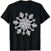 Winter Christmas Snowflake Matching Family Festive Look T-Shirt