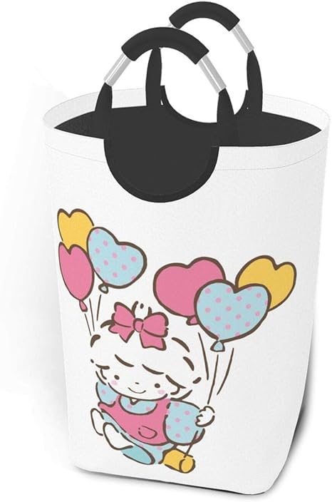 Amazon タイニーポエム ランドリーバスケット ランドリーボックス 洗濯かご 脱衣かご 収納バッグ 雑貨整理 収納 取っ手付き 折り畳み 大容量 50l 雑貨 防水 アニメ キャラクター グッズ かご バスケット オンライン通販