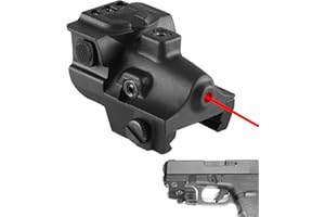QR-Laser Red/Green/Blue Laser Sight Ultra Compact Tactical Pistol Laser Beam, Rechargeable Dot Sight for Pistols with Picatinny Rail, Class IIIA, Less Than 5mW