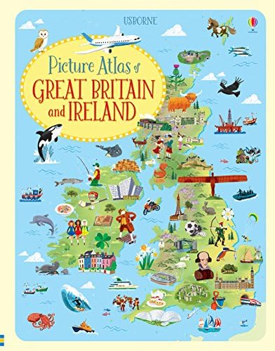Picture Atlas of Great Britain & Ireland Hardcover – 8 Mar 2018