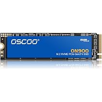 OSCOO 1TB NVMe PCIe 3.0 x4 SSD, Up to 3,500MB/s Read & 3,000MB/s