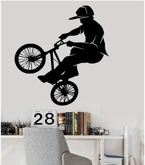 Amazon Ywwz N ファッションビニールpvcウォールステッカー自転車バイクbmxスポーツエクストリームウォールステッカー家の装飾壁画 57cmx60cm ウォールステッカー オンライン通販 Amazon Ywwz N ファッションビニールpvcウォールステッカー自転車バイクbmxスポーツエクストリームウォールステッカー家の装飾壁画 57cmx60cm ウォールステッカー オンライン通販