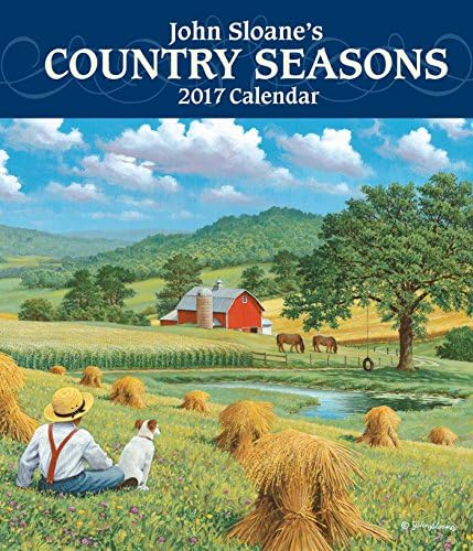 John Sloane's Country Seasons 2017 Monthly/Weekly Planner Calendar