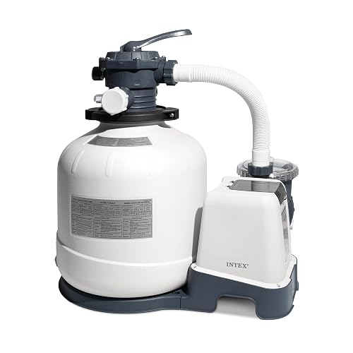 Intex 3,000 GPH Krystal Clear Sand Filter Pump for Above Ground Pools ...