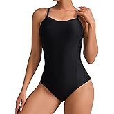 beautyin Womens Adjustable Strap One Piece Swimsuit Athletic Bathing Suit Competitive Swimwear