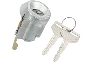 Motoforti 69057-12010 69057-12011 69057-89102 Car Ignition Starter Switch Lock Cylinder with 1 Key Set for Toyota Pickup Coro