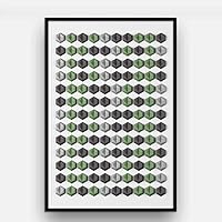 Framed Canvas Wall Art Abstract Texure Canvas Prints Home Artwork Decoration for Living Room,Bedroom - 16x24 inches