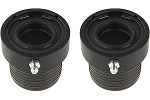 TEN Factory MG21103, Tube Seals (Axle Dust Shield) for Dana 30/44 Axles, Black Finish, Left & Right - Fits Jeep Wrangler TJ/YJ/JK, Cherokee XJ, Dana 30 Reverse, Dana 44 Standard & JK Reverse