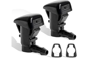 Belleone 2 Front Windshield Washer Nozzle Kit fit for 2007-2011 Ford Edge, 2007-2010 Lincoln MKX Base Sport Premium Sport, Replacement for 7T4Z-17603-A