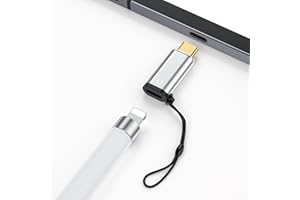 IHUIGOL USB C Charger Adapter for Apple Pencil 1st Generation, Lighting Female to USB C Adapter Compatible with iPad10th Gen, Type C Charger Connector for iPad Pencil 1st