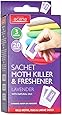Pack of 20 Acana Moth Killer & Freshener Sachets with Lavender Fragrance