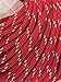 Yacht Braid Polyester Rope Red and White 3/8 inch