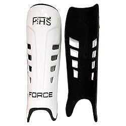 Field Hockey Shin Guards FORCE Color White Medium
