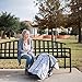 Kids N’ Such Peekaboo Baby Car Seat Cover Car Seat Canopy & Nursing Cover, Arrow/Blue Minky