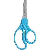 Westcott 13130 Right- and Left-Handed Scissors, Kids' Scissors, Back to School, Classroom Supplies, Ages 4-8, 5-Inch Blunt Tip, Assorted