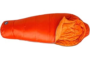 Big Agnes Ultralight Cold Weather Backpacking and Camping, Kids, Juniors, Teens, 20 Degrees, Wolverine (Juniors), Regular-Lef