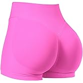 VOYJOY Women Workout Impact Shorts 2.5"/ 3.6"/ 4.5"/ 6" Scrunch Butt Lifting Gym Seamless Booty Biker Shorts