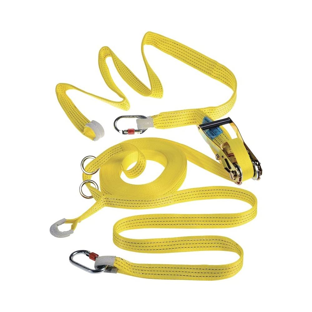 Deltaplus LV201 Horizontal Temporary Safety Rope - Max 20M - Yellow, Size 2.50 to 20m