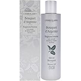 L’Erbolario Shower Gel - Toning and Protecting Body Wash with Antioxidant Clary Sage - Citrus Body Soap for All Skin Types - Silver Bouquet - 8.4 oz