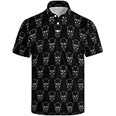 MSCPZH Mens Golf Shirts Golf Polo Shirts for Men Short Sleeve Polo Shirts Golf Gifts
