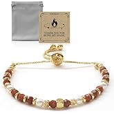 TORCHISTS Beaded Bracelets for Women, Classic Gold Plated and Shell Pearl Ankle Bracelet with Adjustable Slider, Dainty Boho Vintage Aesthetic, Trendy Jewelry