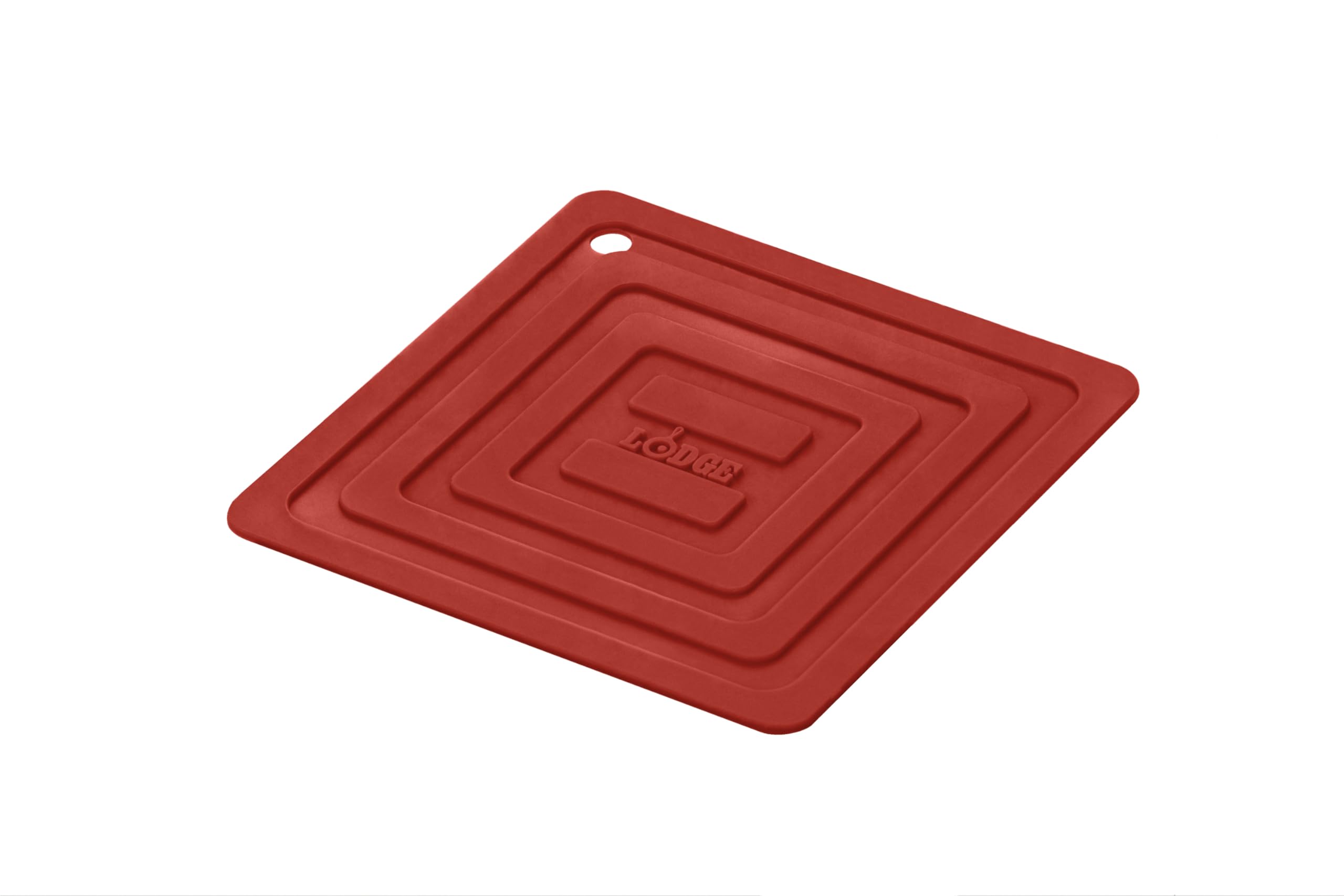 Lodge AS6S41 Silicone Square Pot Holder, Red