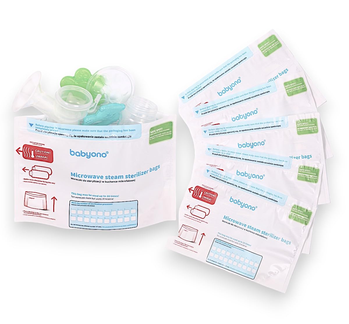BabyOno Microwave Sterilization Bags