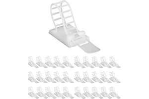 30Pcs 3M Self-Adhesive Cable Straps, Adjustable Nylon Cable Ties, Cable Clips for Wire Management, 25.4×18mm Base 91×8mm Tie,